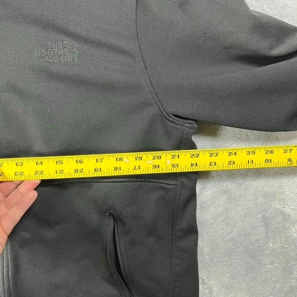 The North Face Jacket Mens Large Black Full Zip Pockets Retro Denali Mid Weight